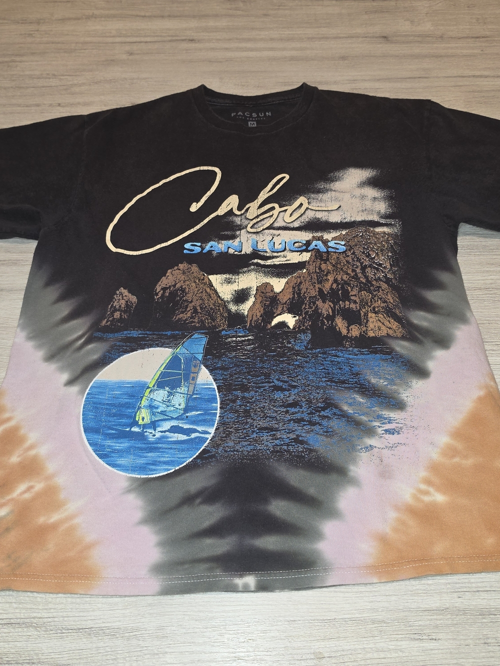 PacSun Los Angeles Cabo San Lucas Short Sleeve Tie-dyed T-shirt Men's Size M
